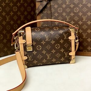 <AUTHENTIC>Louis Vuitton Side Trunk Crossbody Bag